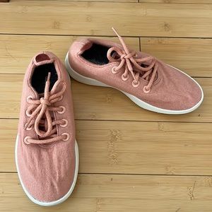 Pink allbirds wool runners